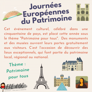 Lire la suite à propos de l’article Les Journées Européennes du Patrimoine