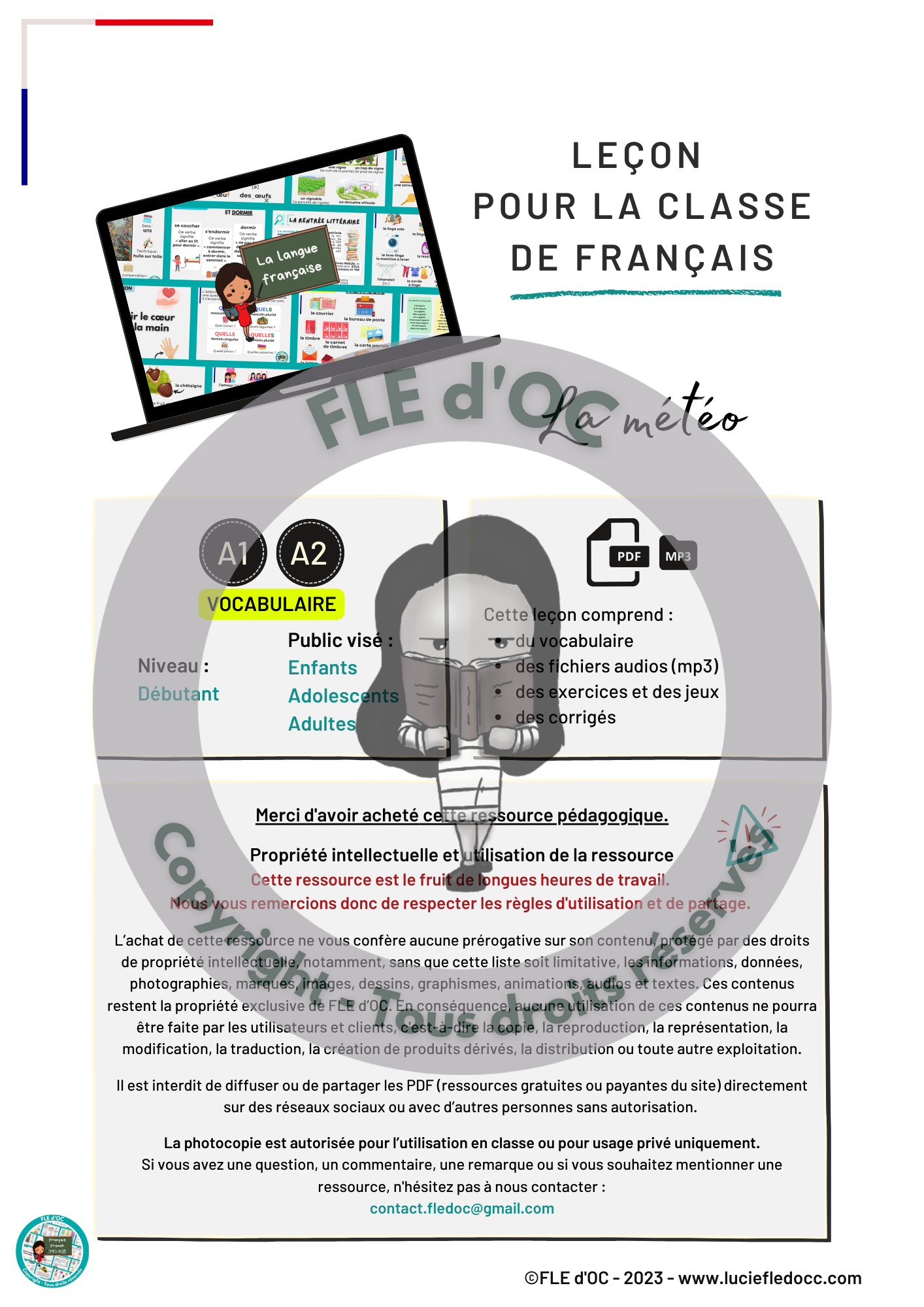 Pack - La météo (A1-A2) – Image 2