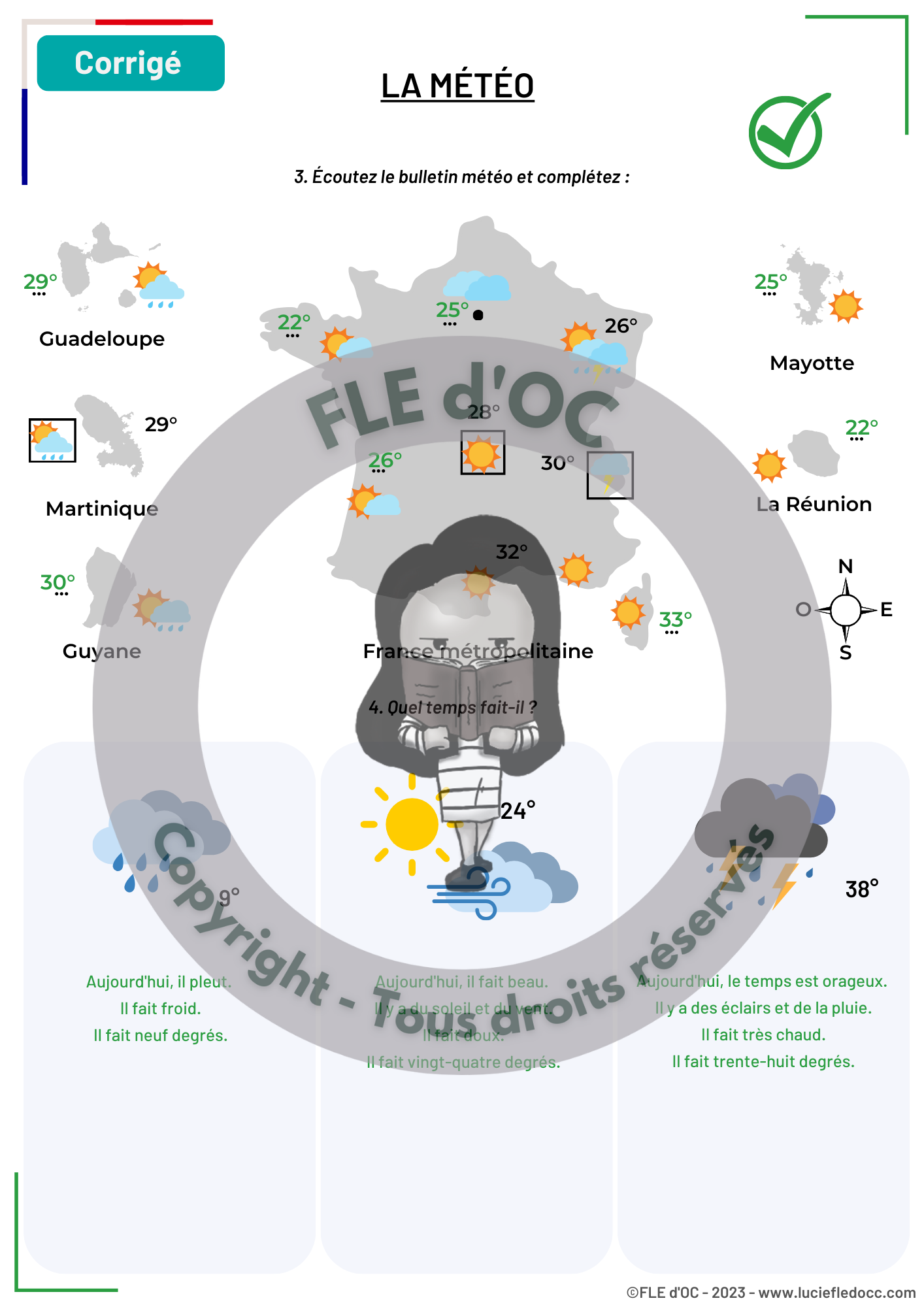 Pack - La météo (A1-A2) – Image 6