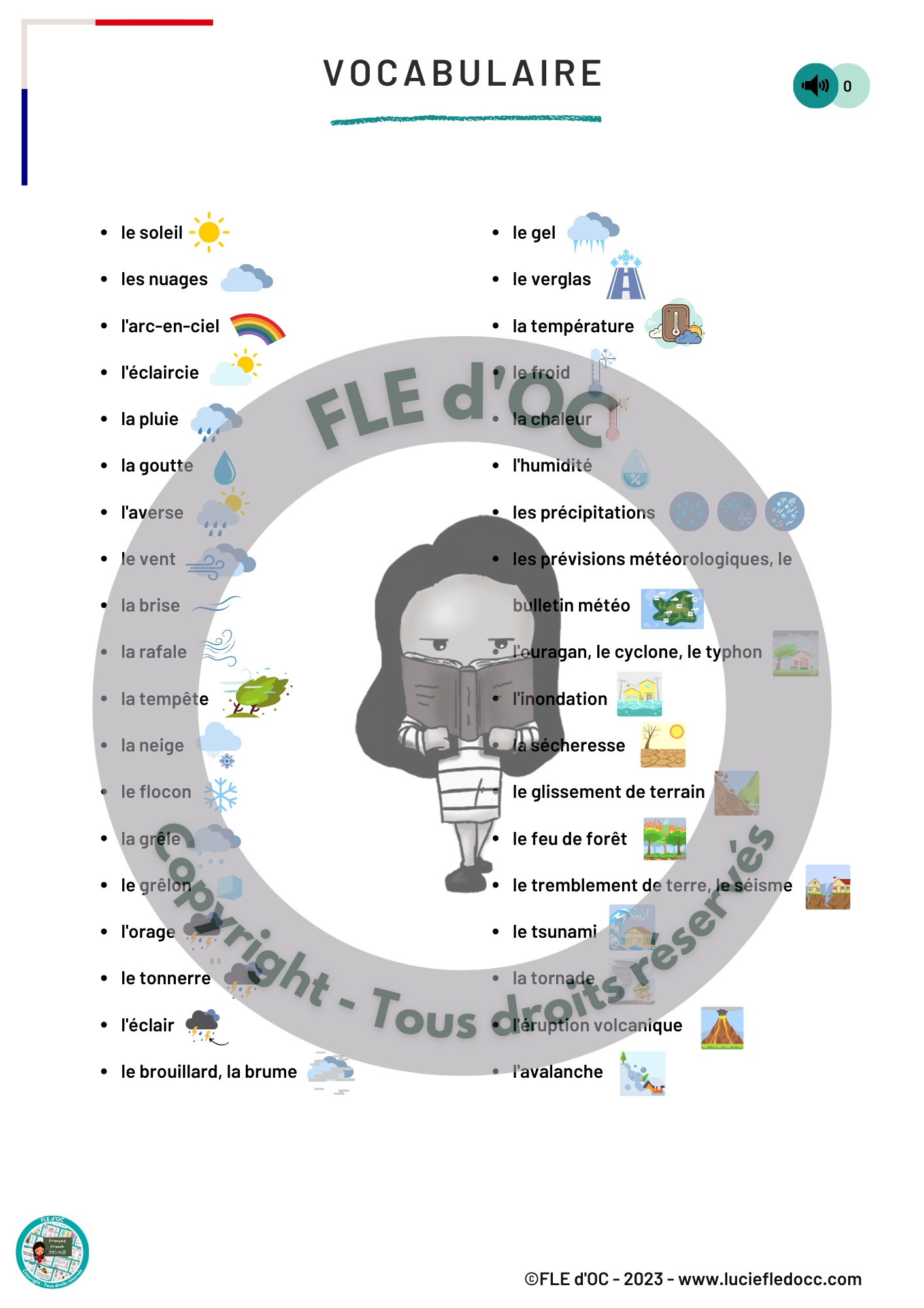 Flashcards - La météo (A1-A2) – Image 6