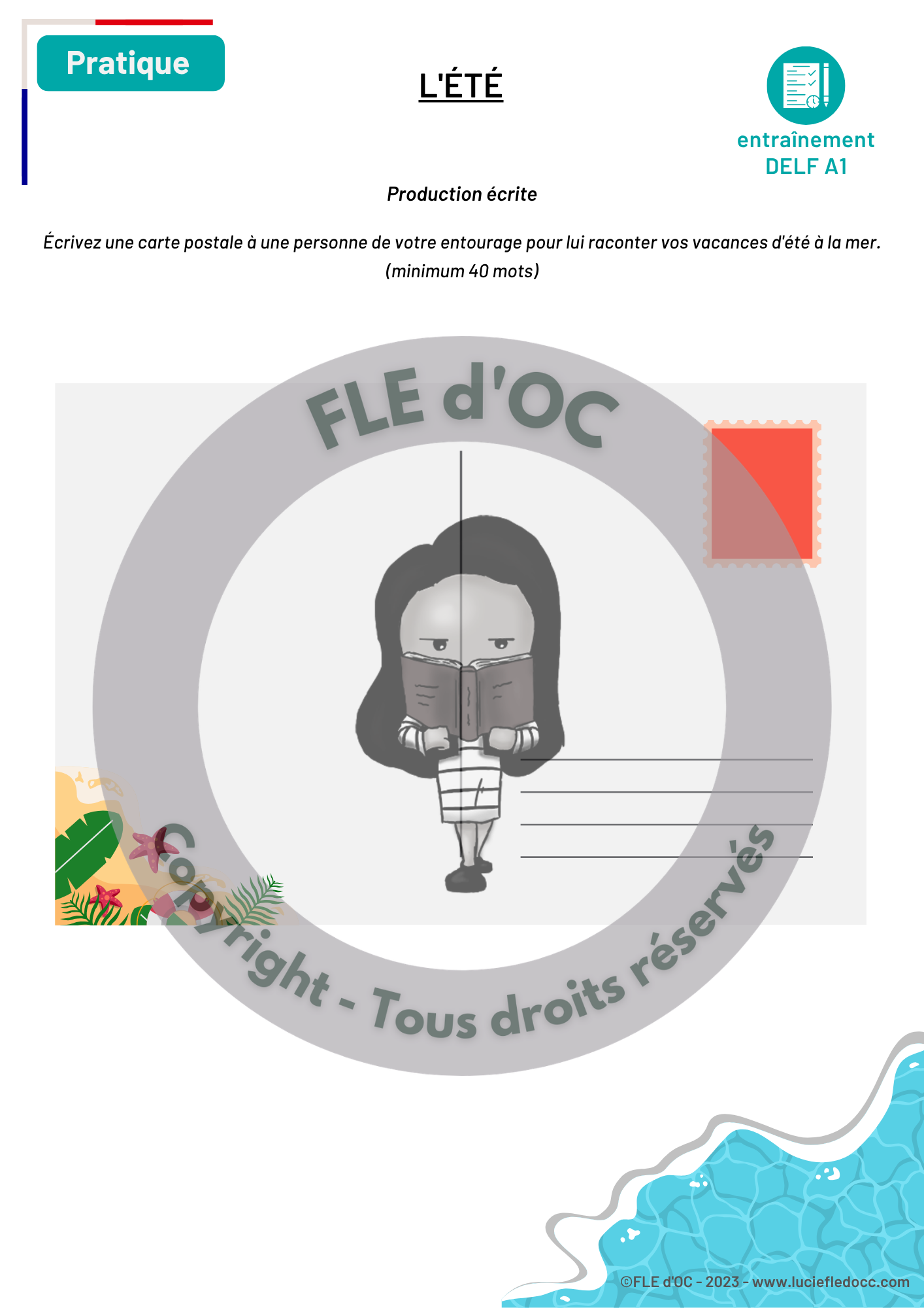 Leçon - L'été (Tous niveaux) – Image 7