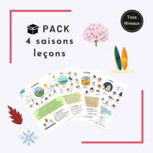 🌸☀️🍂❄️ Pack de leçons – 4 saisons (Tous niveaux)