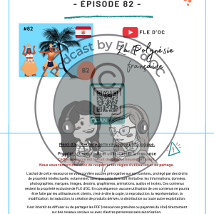 Exercices Podcast by FLE d’OC – La Polynésie française (#82)