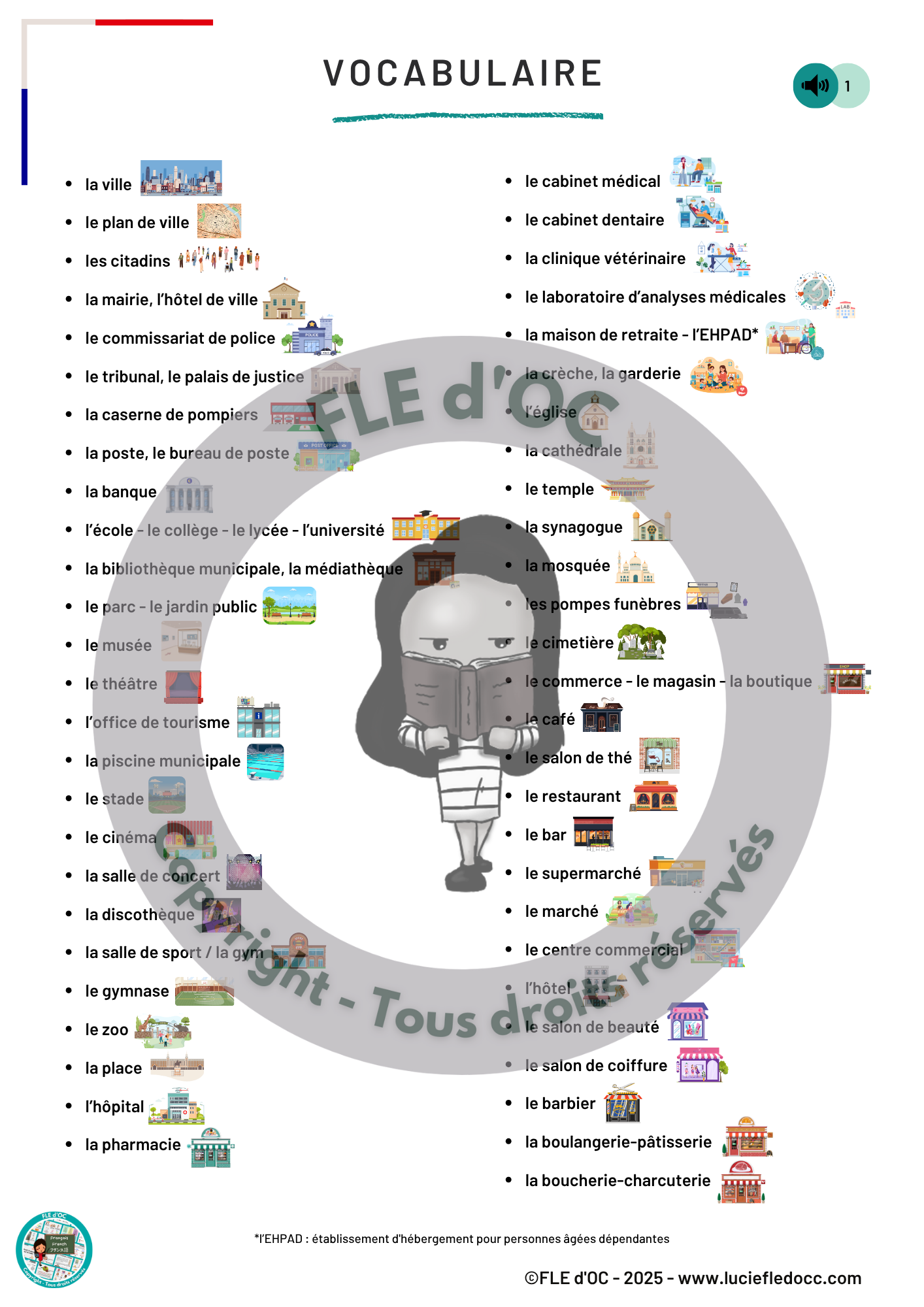 Flashcards - La ville (A1) – Image 9