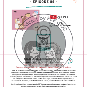 Exercices Podcast by FLE d’OC – Dans l’avion (#89)