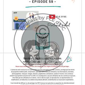 Exercices Podcast by FLE d’OC – Portrait-robot (#59)