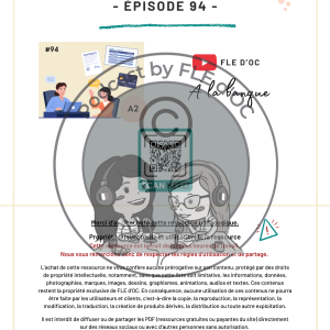 Exercices Podcast by FLE d’OC – À la banque (#94)