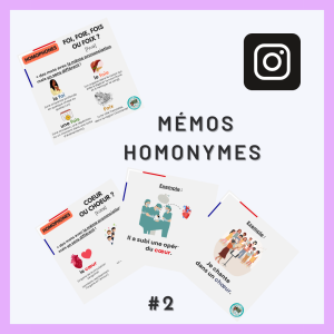 Mémos Phonétique – Homonymes (#2)