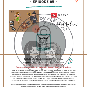 Exercices Podcast by FLE d’OC – Les langues fictives (#95)