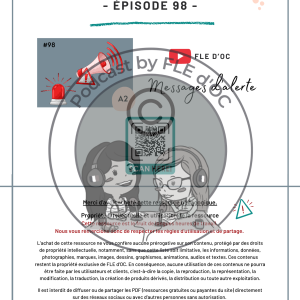Exercices Podcast by FLE d’OC – Messages d’alerte (#98)