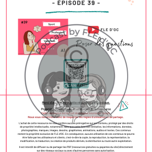 Exercices Podcast by FLE d’OC – Poser des questions (#39)