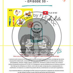 Exercices Podcast by FLE d&rsquo;OC – Les jobs d&rsquo;été (#33)