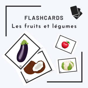 Flashcards – Les fruits et légumes (A1)