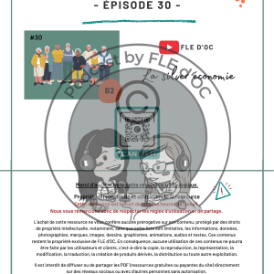 Exercices Podcast by FLE d’OC – La silver économie (#30)