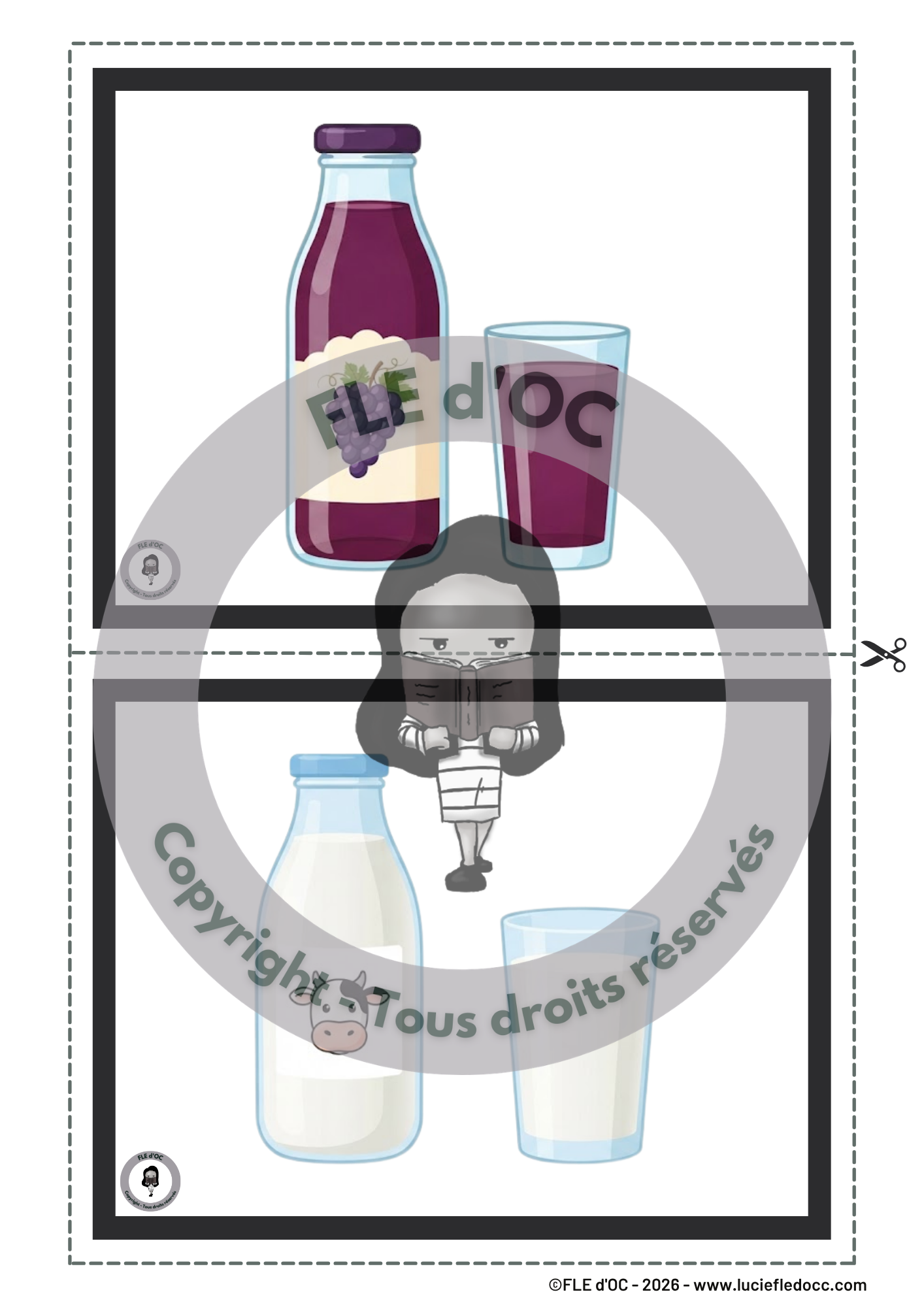 Flashcards - Les boissons (A1) – Image 4