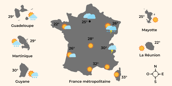 Bulletin Météo - Carte