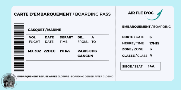 Carte d'embarquement